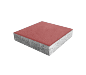 Beyaz Kumlamalı Kare Plak Taşı