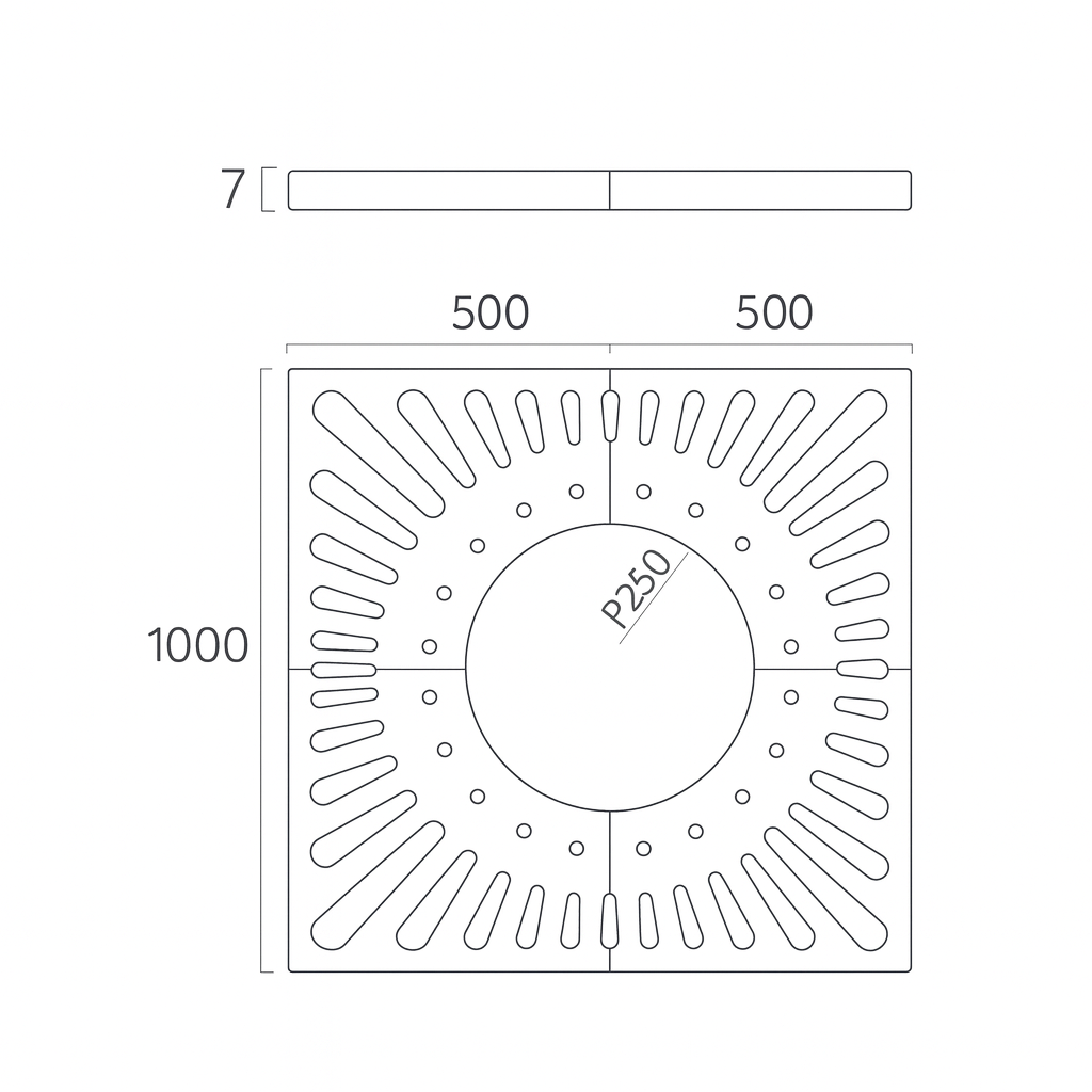 Mineralli Agaç Dibi Izgara